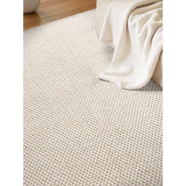 Krémszínű kézi szövésű gyapjú szőnyeg 160x230 cm Lyon Beans – Elle Decoration-image-2