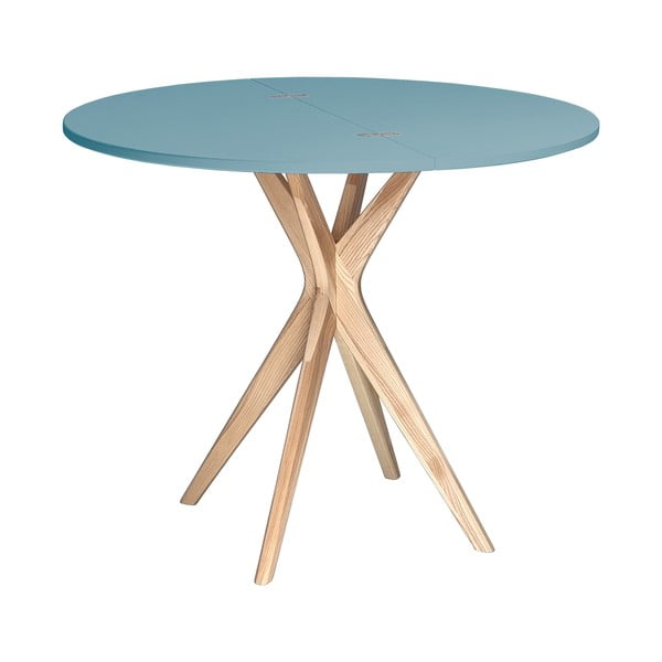 Kerek bővíthető étkezőasztal 45x90 cm Jubi – Ragaba-image-2