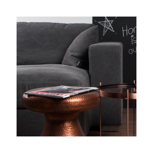 Antique rézszínű ülőke/kisasztal - Zuiver-image-1