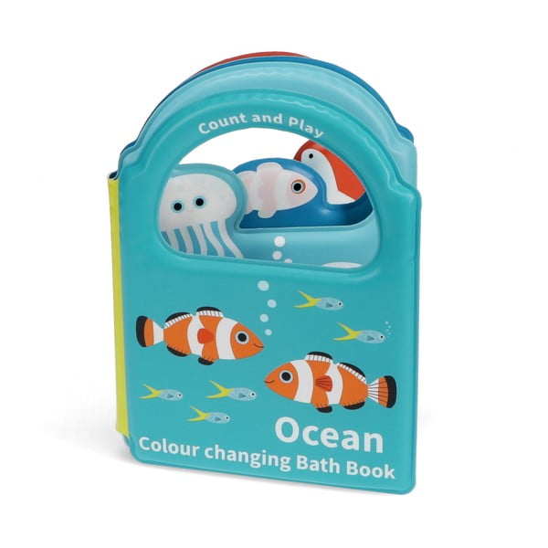 Interaktív játék Colour changing bath book Ocean – Rex London