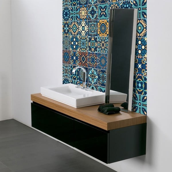 Dizier 9 db-os dekor falmatrica szett, 15 x 15 cm - Ambiance-image-2