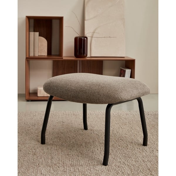 Barna puff Belina – Kave Home-image-4