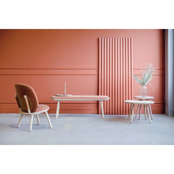Naïve narancssárga bársony pad, 140 cm - EMKO-image-4