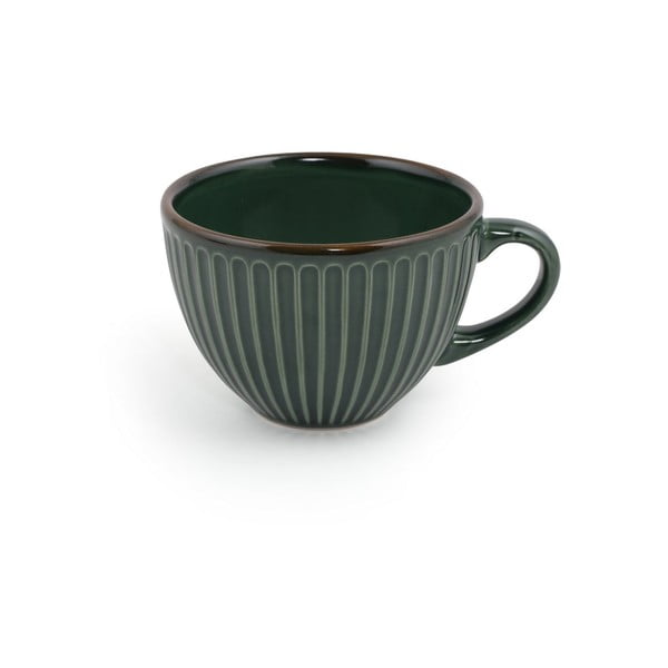 Sötétzöld kerámia csésze szett 6 db-os 0.21 l – Hermia-image-3
