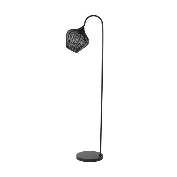 Fekete állólámpa (magasság 160 cm) Alvaro – Light & Living-image-3