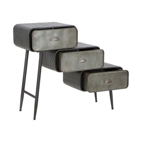 Iron School kisméretű szekrény, 3 fiókkal - Mauro Ferretti-image-4