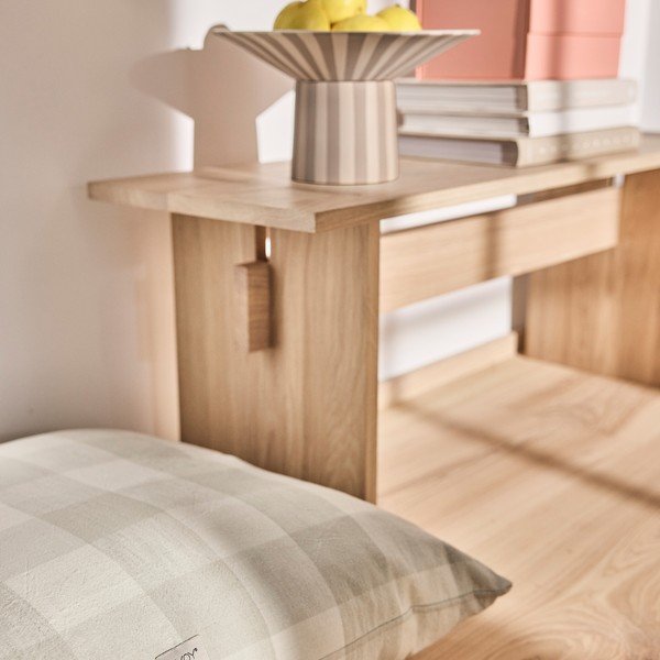Bézs pamut fekhely kutyáknak 74x60 cm Kyoto – OYOY Living Design-image-2