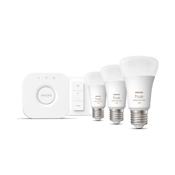 Okos kezdő készlet 5 db-os E27, 11 W White and color ambiance – Philips Hue