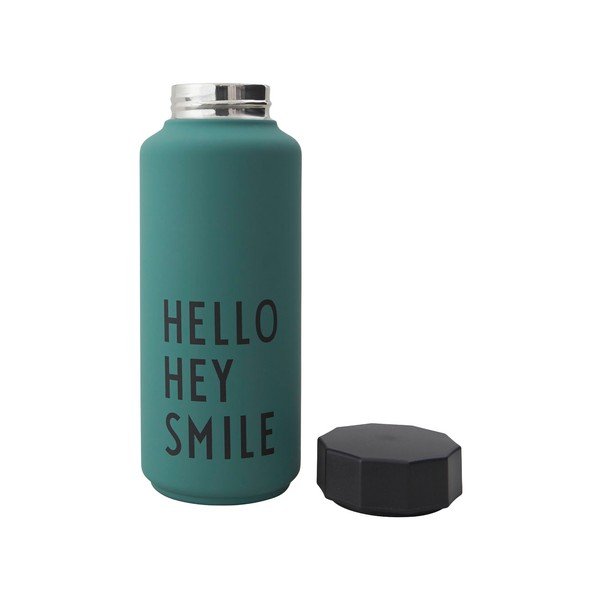 Hello zöld termosz, 500 ml - Design Letters-image-1