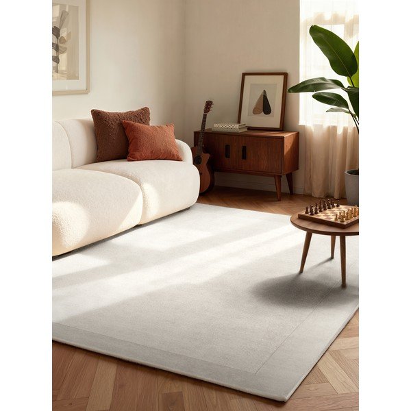 Krémszínű kézi szövésű gyapjúkeverék szőnyeg 160x230 cm Kari – Villeroy&Boch-image-1