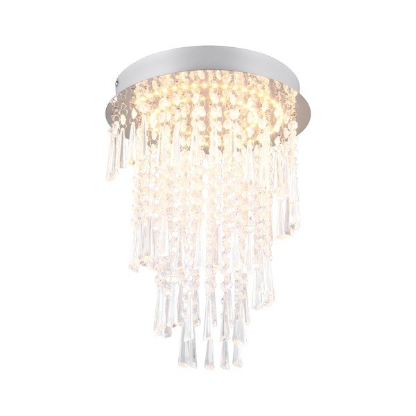 Ezüstszínű LED mennyezeti lámpa ø 30 cm Pomp – Reality-image-1