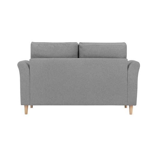 Smooth kétszemélyes szürke kanapé - Kooko Home-image-4