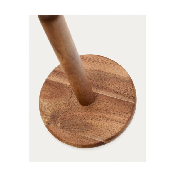 Natúr színű fa papírtörlő tartó ø 15 cm Nukha – Kave Home-image-1