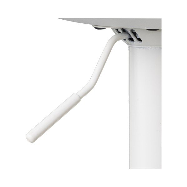 Fehér bőr utánzat állítható magasságú bárszék szett 2 db-os (ülésmagasság 56,5 cm) – Casa Selección-image-2