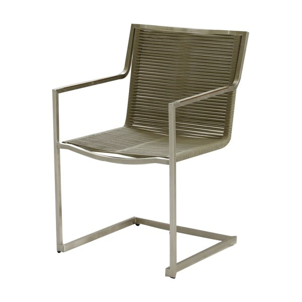Sienna 4 db barna kerti szék rozsdamentes acélból - ADDU