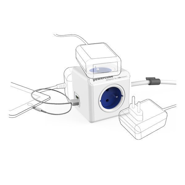 Elosztó PowerCube Extended USB – Cubenest-image-2