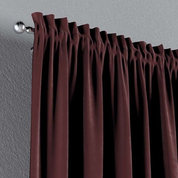 Piros függöny 260x130 cm Posh Velvet - Yellow Tipi-image-3