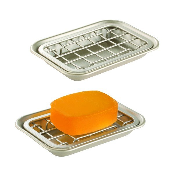 Gia ezüstszínű szappantartó, 14,5 x 10 cm - iDesign-image-3