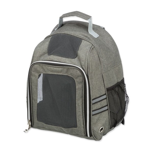 Szürke állathordozó hátizsák 26x38 cm Trixie Dan – Plaček Pet Products