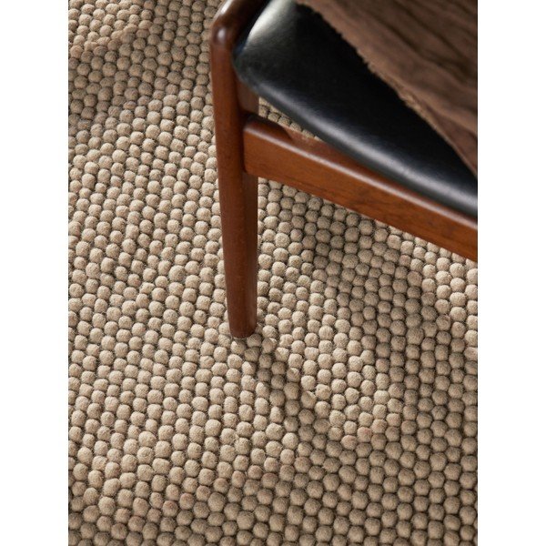 Natúr színű kézi szövésű gyapjú kerek szőnyeg ø 200 cm Richmond Diana – Ted Baker-image-3