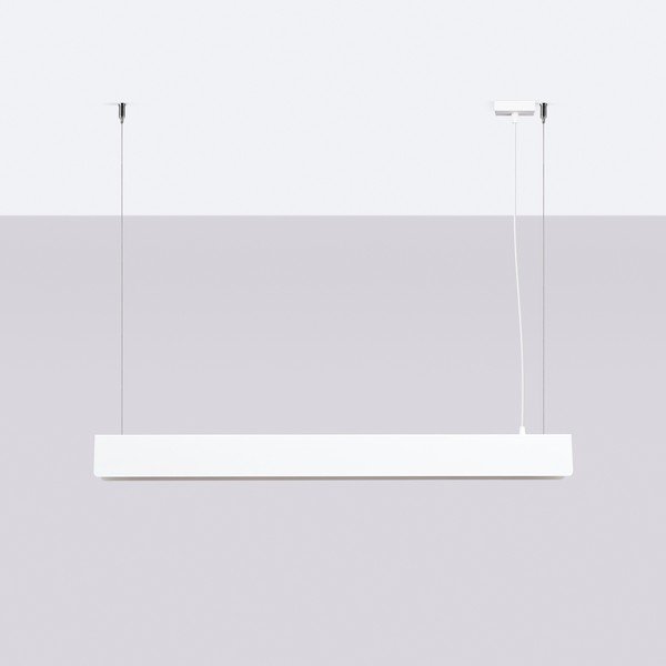 Fehér fém LED függőlámpa Nebula – Sollux-image-2