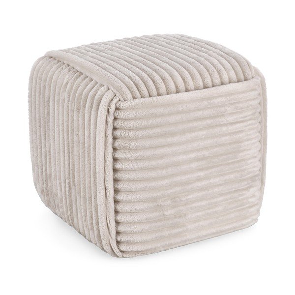 Világosszürke puff Cube – Bizzotto