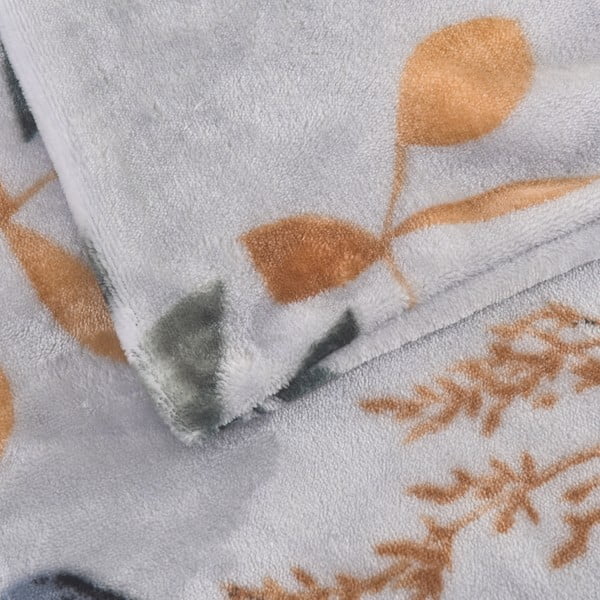 Szürkéskék egyszemélyes mikroplüss ágyneműhuzat 140x200 cm Greta – My House-image-4