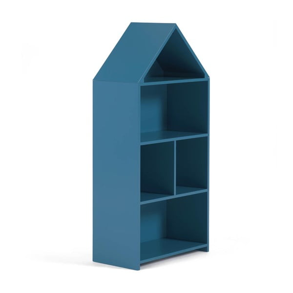 Celeste kék gyerek könyvespolc, 50 x 105 cm - Kave Home