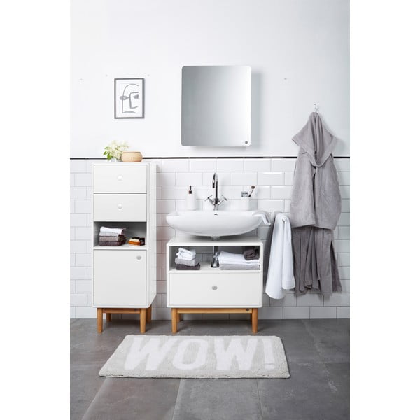 Fehér magas-fali fürdőszoba szekrény 40x100 cm Color Bath – Tom Tailor-image-1