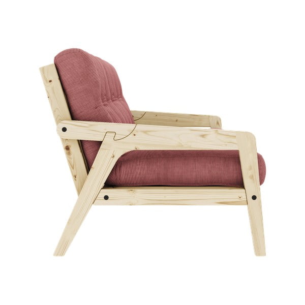 Rózsaszín kinyitható kanapé 190 cm Grab Clear – Karup Design-image-4