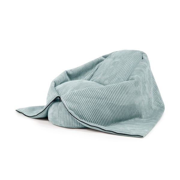 Mentazöld kordbársony gyerek babzsákfotel Cocoon 100 – SLOWDOWN