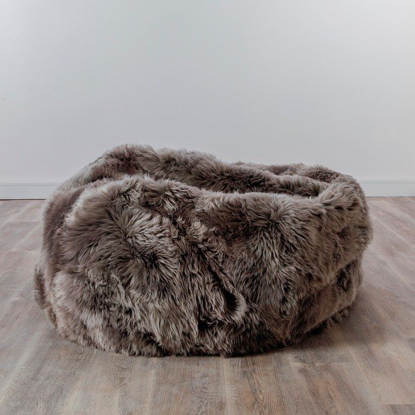 Szürke szőrme ülőzsák ⌀ 110 cm - Native Natural -image-2
