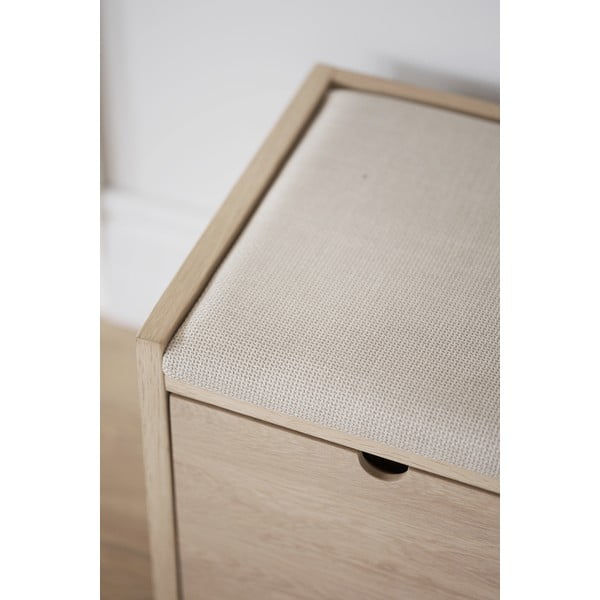 Natúr színű pad Hillmond – Rowico-image-1