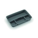 Szürke műanyag tárolódoboz elosztó 54,5x36x8,5 cm K Latch Box – KIS