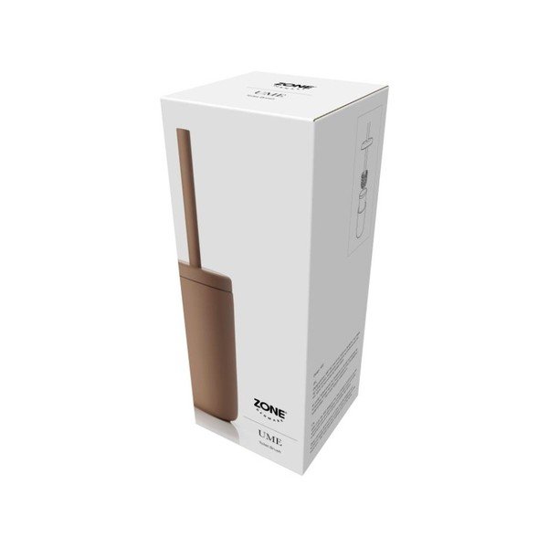 Ume Amber borostyánbarna agyagkerámia WC-kefe - Zone-image-1