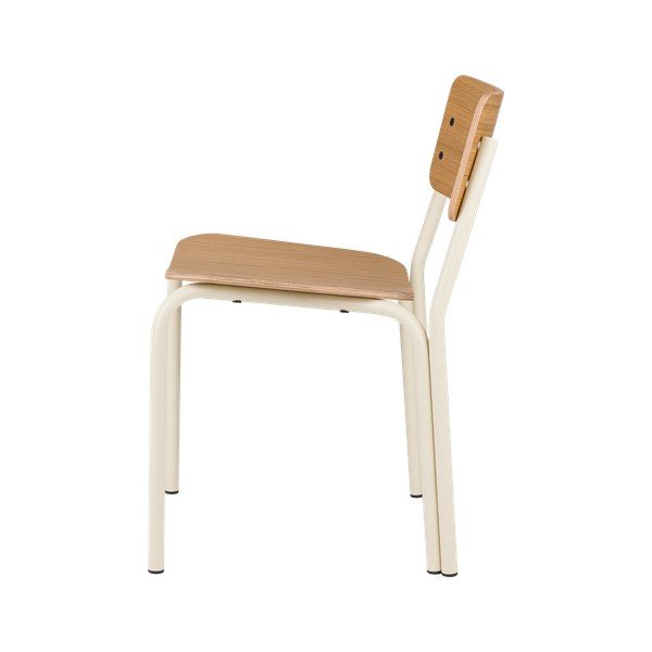 Natúr színű rakásolható étkezőszék tölgyfa dekorral Kei – noo.ma-image-2