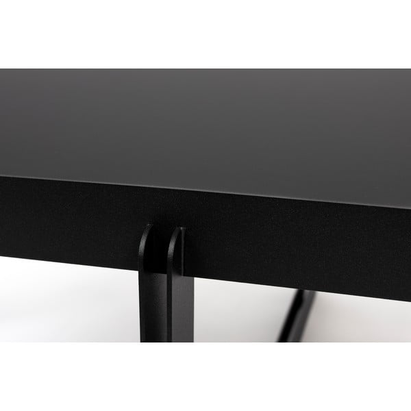 Fekete dohányzóasztal 68x102 cm Centre – Zuiver-image-2