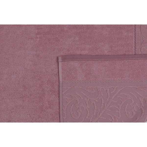 Rózsaszín pamut törölköző szett 2 db-os 90x50 cm Sultan – Mijolnir-image-1