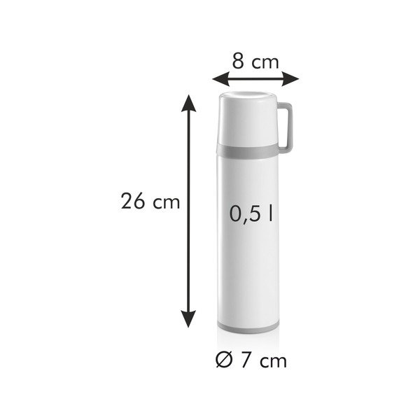 Bézs termosz bögrével 0,5 l Constant - Tescoma-image-4