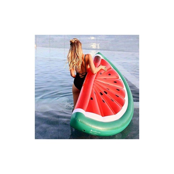 Watermelon dinnye formájú felfújható matrac - InnovaGoods-image-1