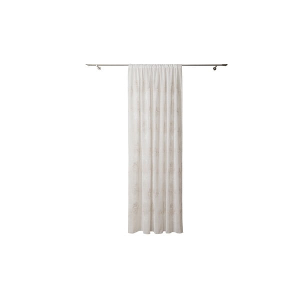 Bézs átlátszó függöny 140x260 cm Cybele – Mendola Fabrics-image-2