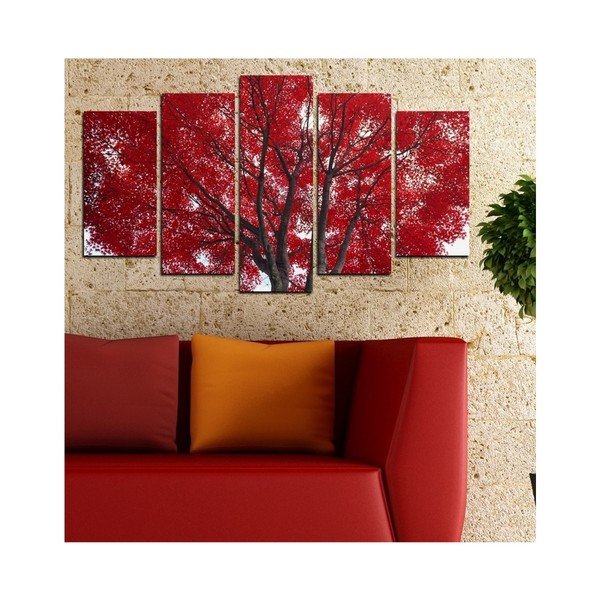 Red Passion többrészes kép, 102 x 60 cm - 3D Art-image-1