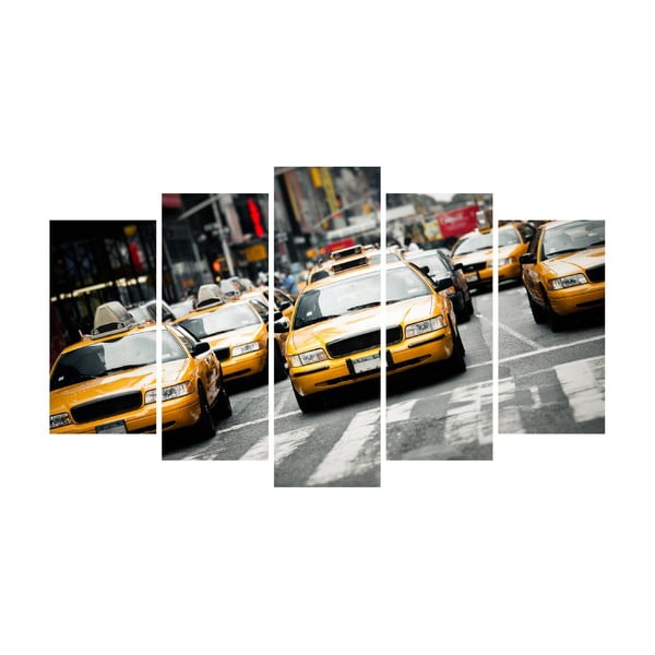 New York Taxi többrészes vászonkép