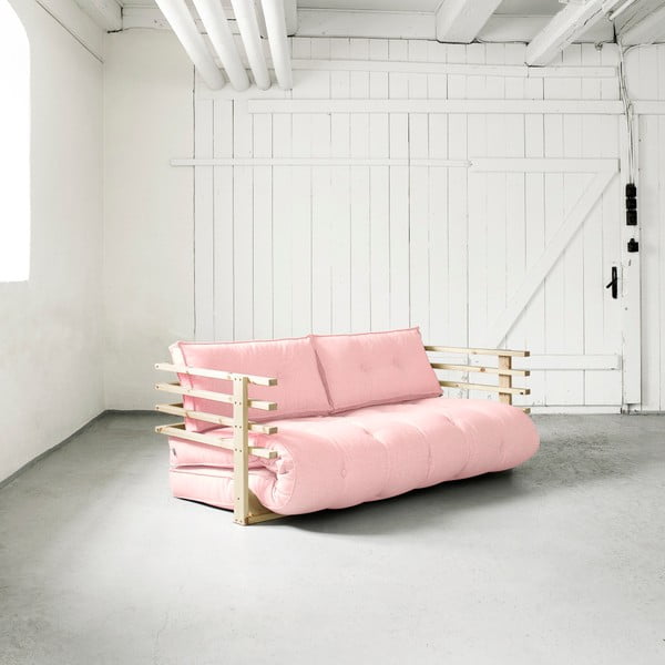 Funk Natural/Pink Peonie kinyitható kanapéágy - Karup