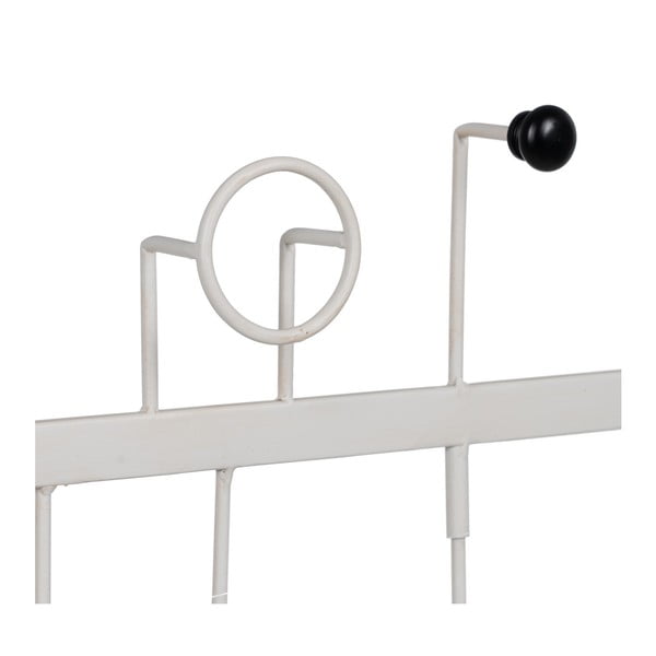 Fehér fém fali fogas – Ixia-image-2