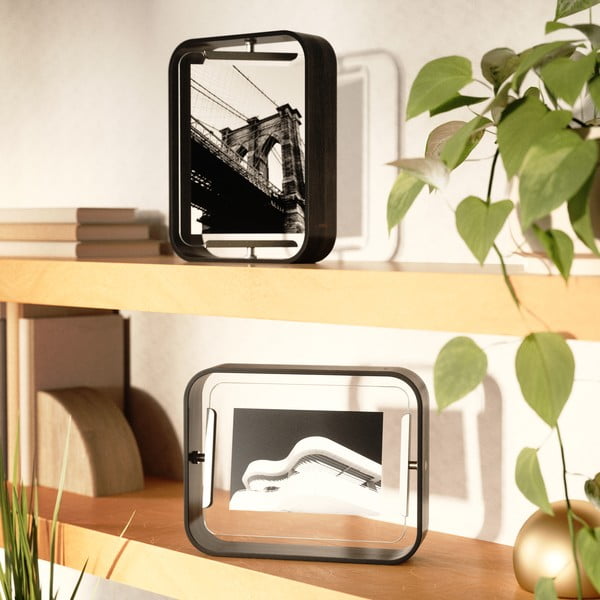 Fekete fa álló képkeret 19x24 cm Bellwood – Umbra-image-4