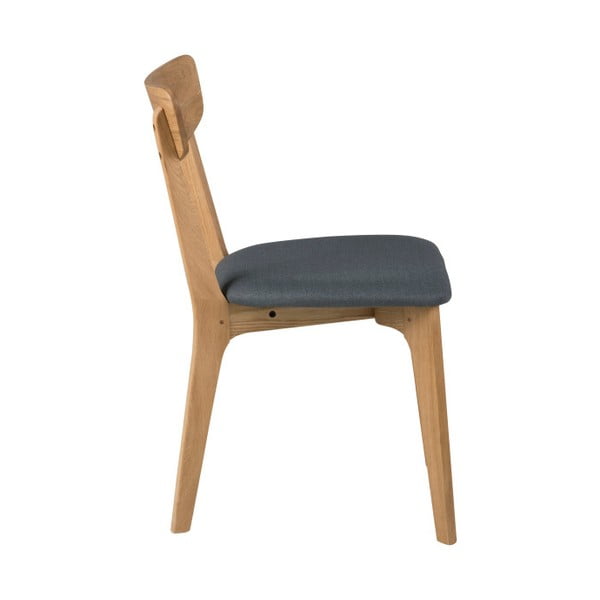 Szürke-natúr színű kárpitozott étkezőszék szett 2 db-os Taxi – Actona-image-4