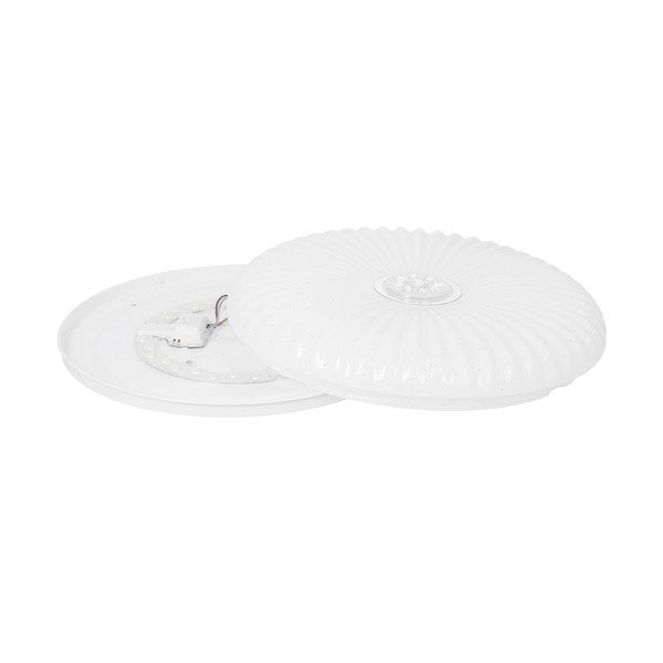 Fehér LED dimmelhető mennyezeti lámpa távirányítóval 38x38 cm Perola – Candellux Lighting-image-4