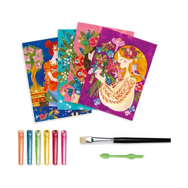 Virágos lány játékkészlet - Djeco-image-1