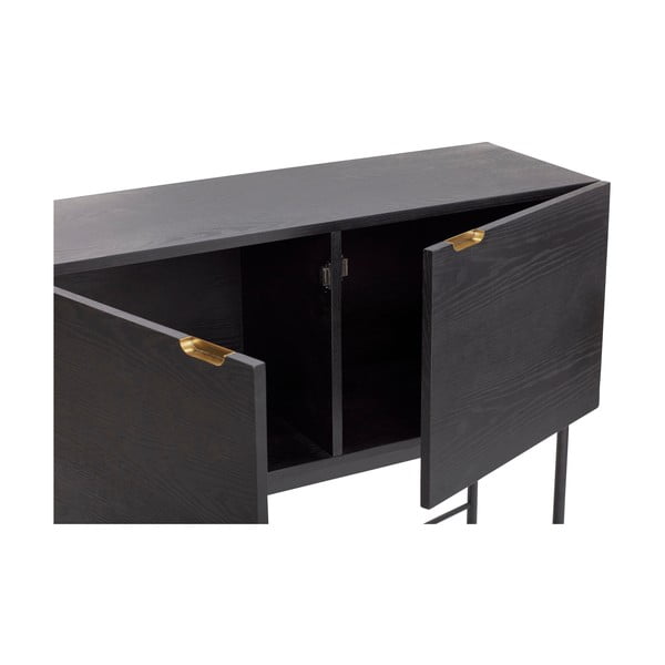 Norm fekete kőrisfa komód - Hübsch-image-4